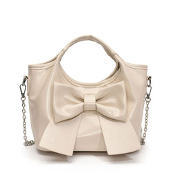 Bow Detail PU Bucket Sling Bag
