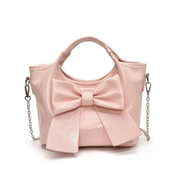 PU Bow Detail Sling Shoulder