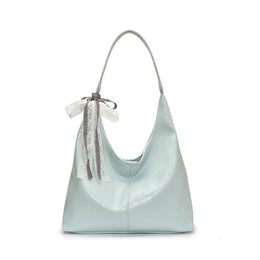 Green Solid One Handle Sling Bag