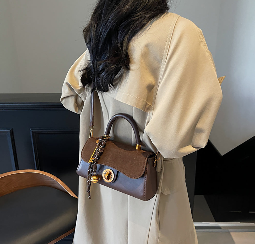 PU Structured Shoulder Bag