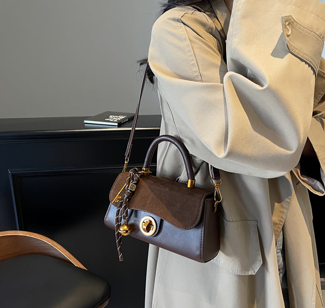 PU Structured Shoulder Bag