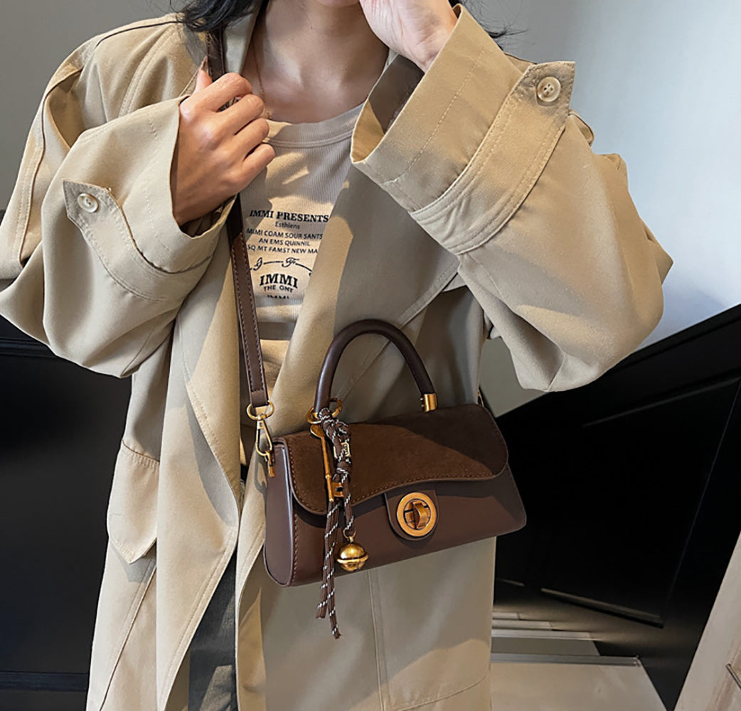 PU Structured Shoulder Bag