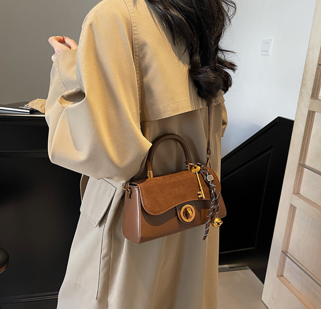 PU Structured Shoulder Bag