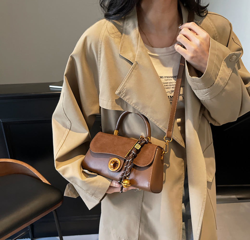 PU Structured Shoulder Bag