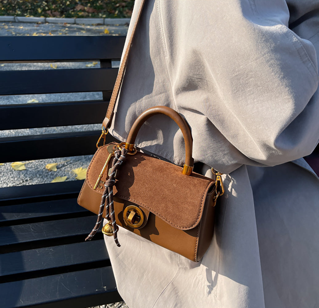 PU Structured Shoulder Bag