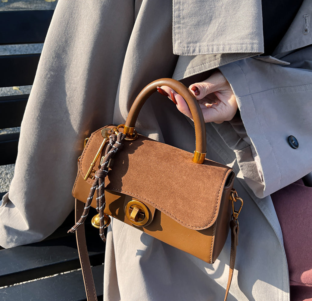 PU Structured Shoulder Bag