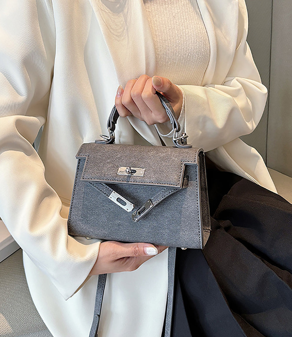 Women Textured Structured Satchel Bag