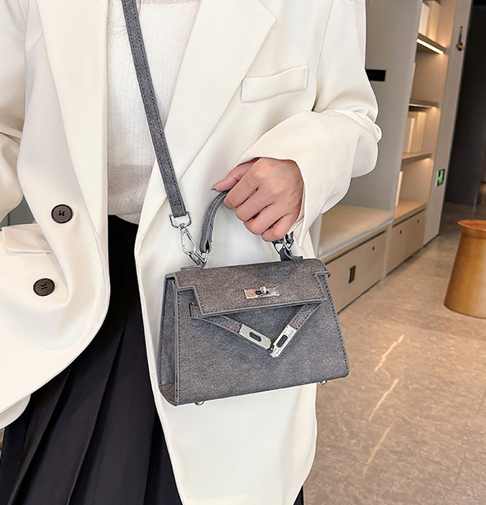 Women Textured Structured Satchel Bag