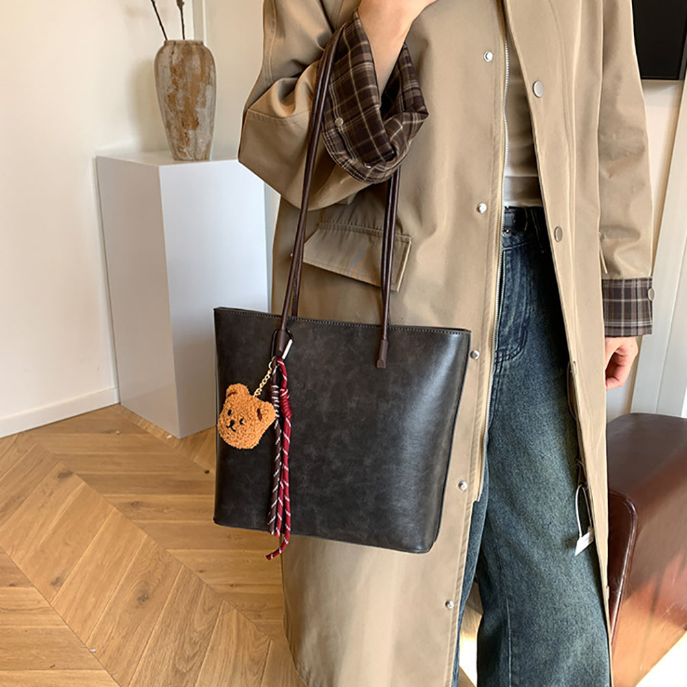 PU Bucket Tote Bag
