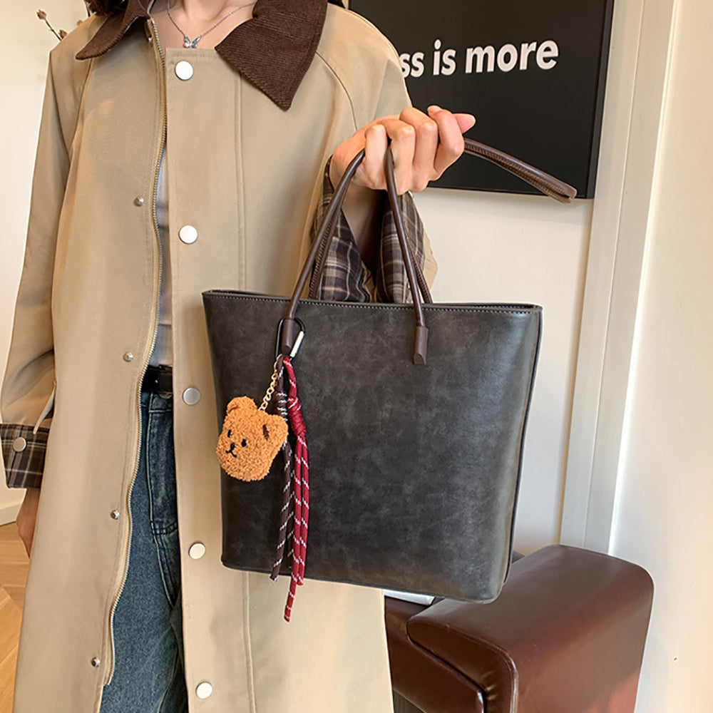 PU Bucket Tote Bag