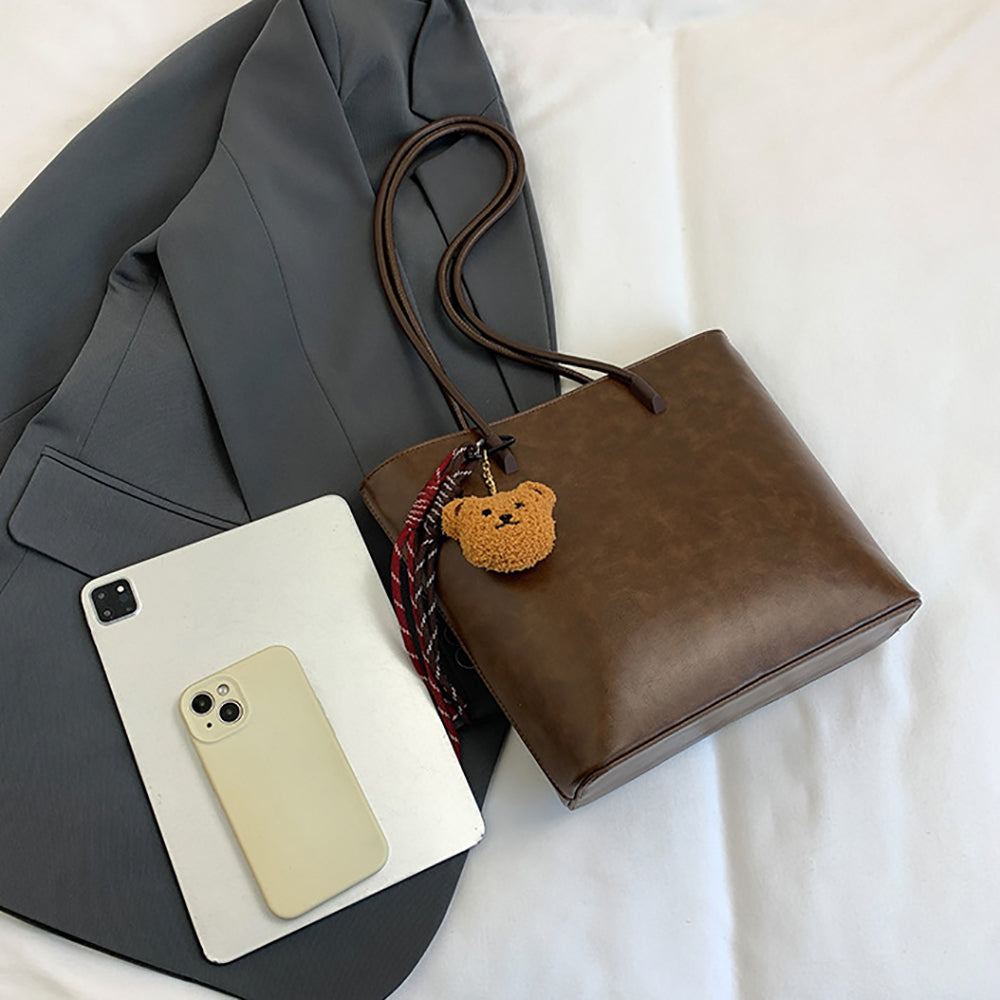 PU Bucket Tote Bag