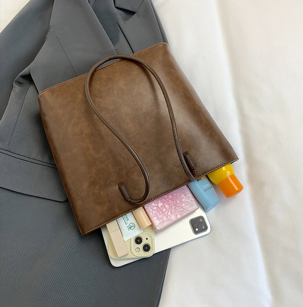 PU Bucket Tote Bag