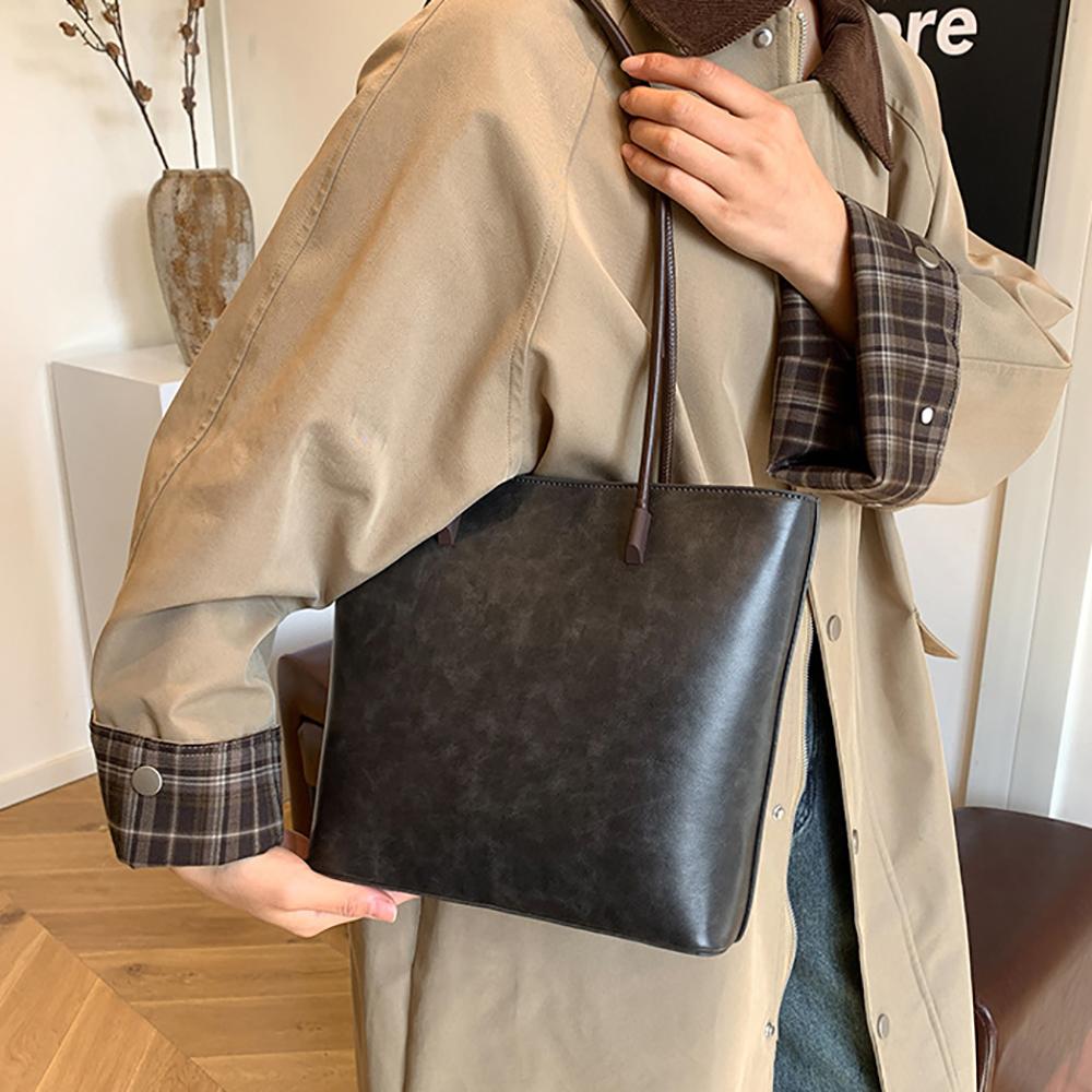 PU Bucket Tote Bag