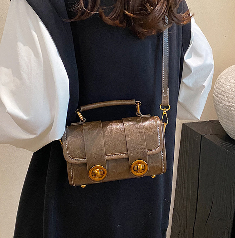 Coffee Solid One Handle Sling Bag