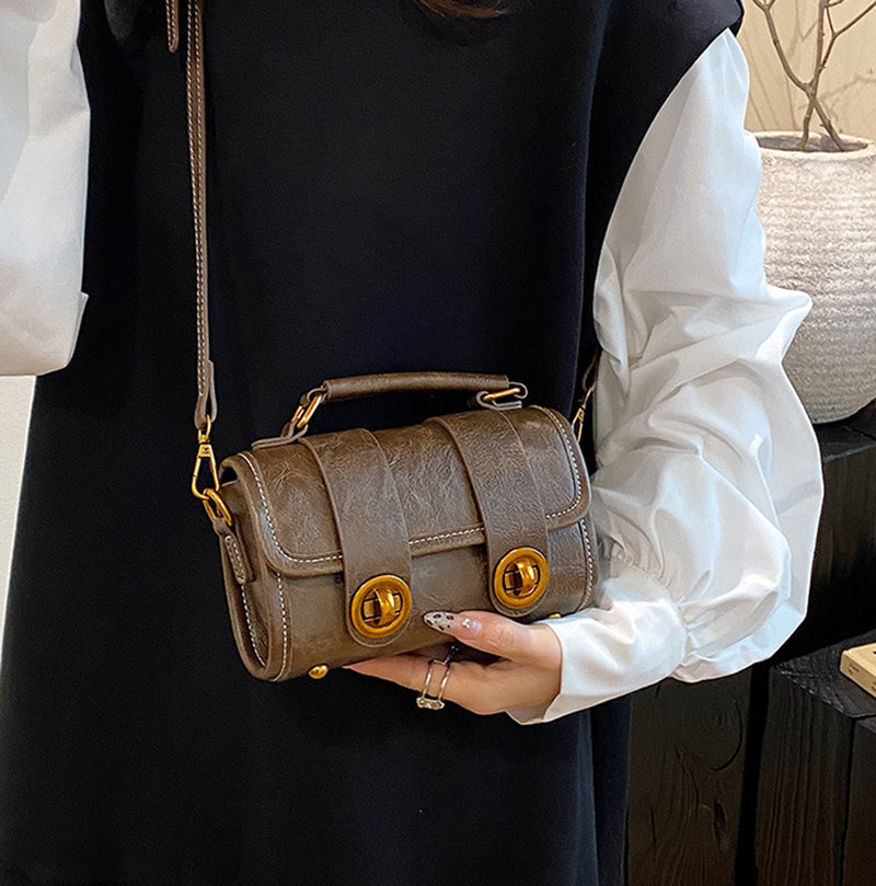 Coffee Solid One Handle Sling Bag