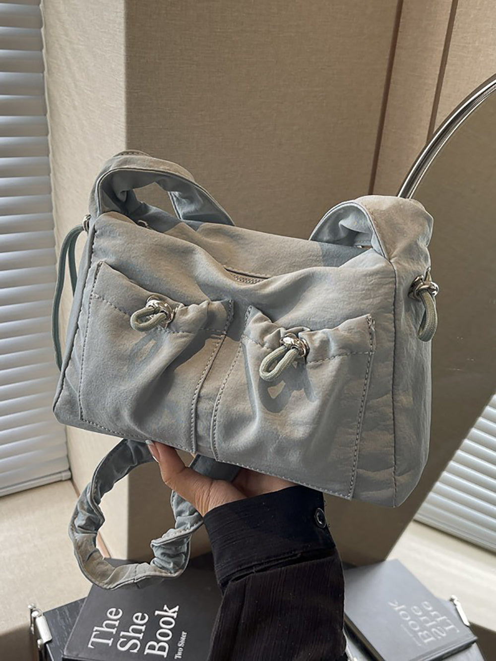 Women Solid Swagger Sling Bag