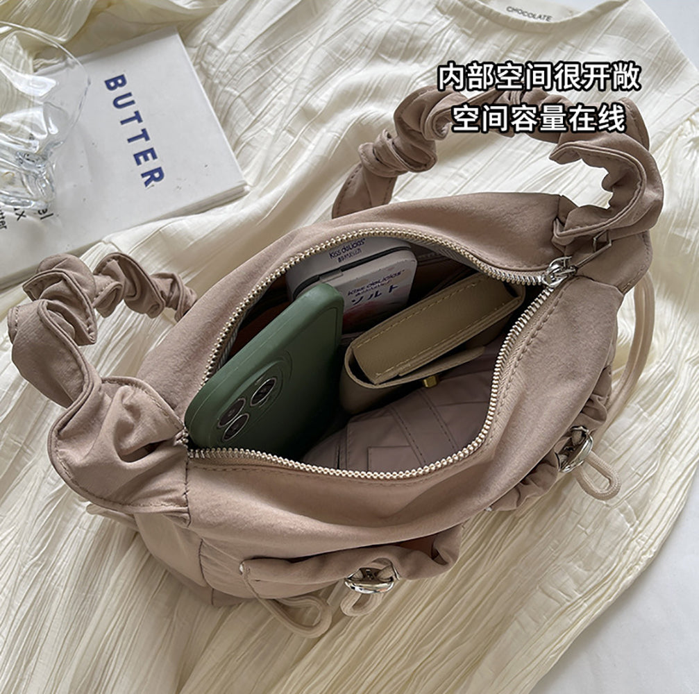 Women Solid Structured Sling Bag