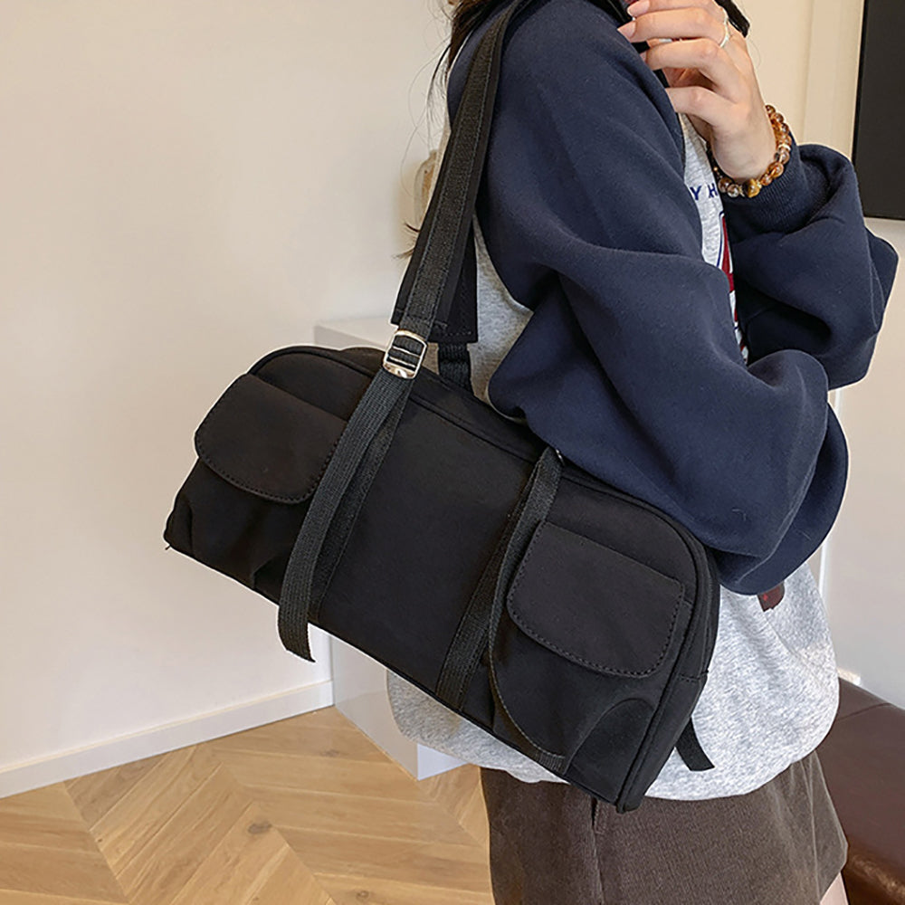 Women Solid Bowling Handheld Bag