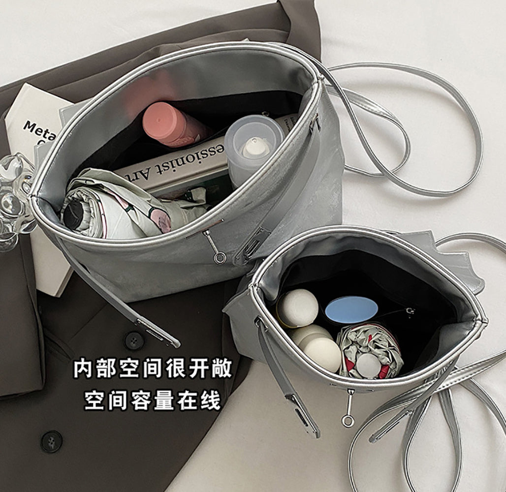 Women Solid Shopper Satchel Bag