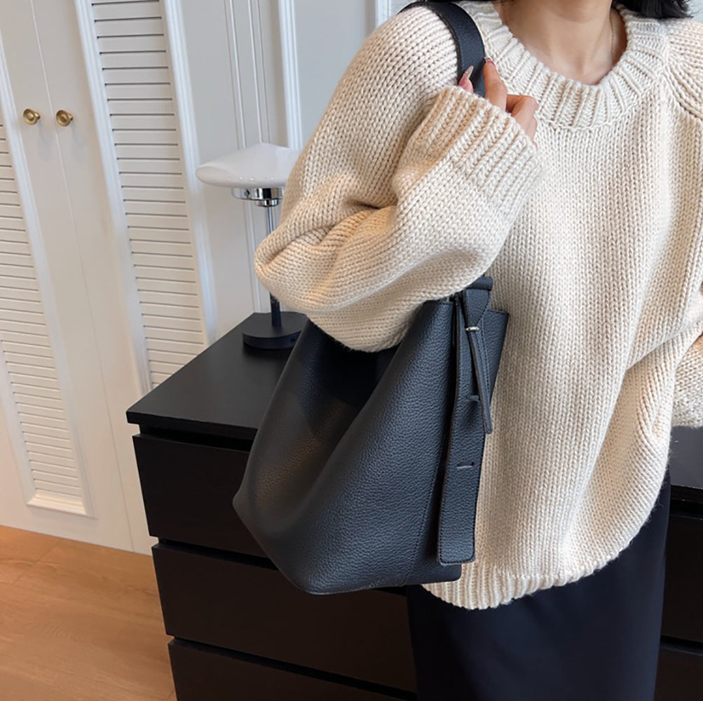 PU Shopper Hobo Bag