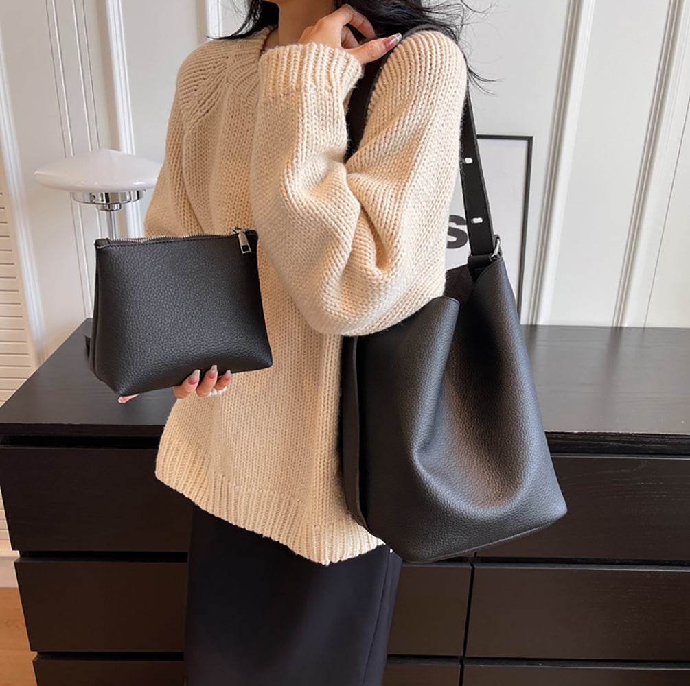 PU Shopper Hobo Bag