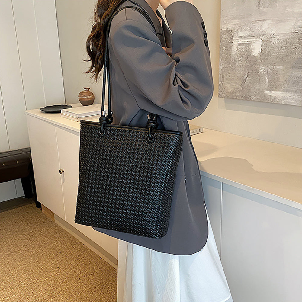 Women Textured Structured Tote Bag