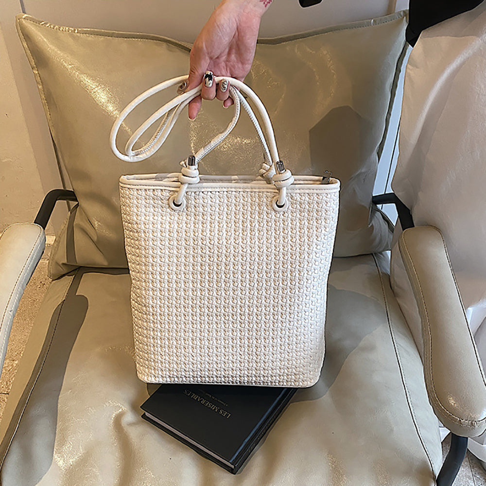 Women Textured Structured Tote Bag