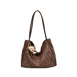 Animal Printed PU Hobo Bag