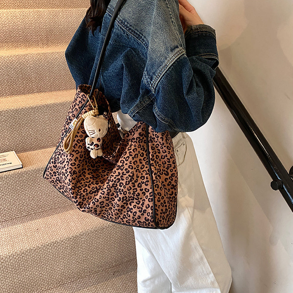 Animal Printed PU Hobo Bag