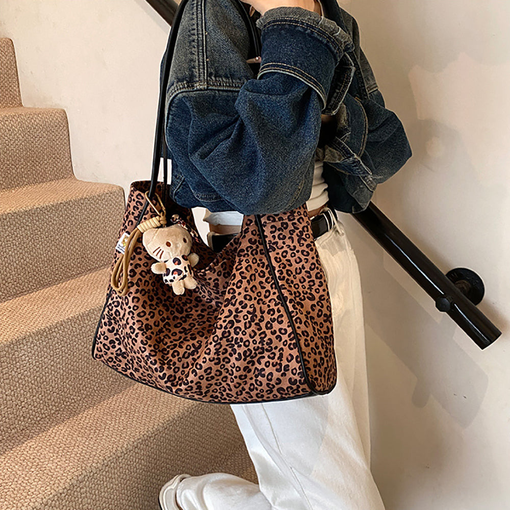 Animal Printed PU Hobo Bag
