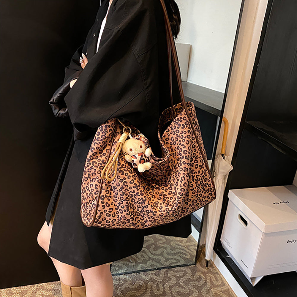 Animal Printed PU Hobo Bag