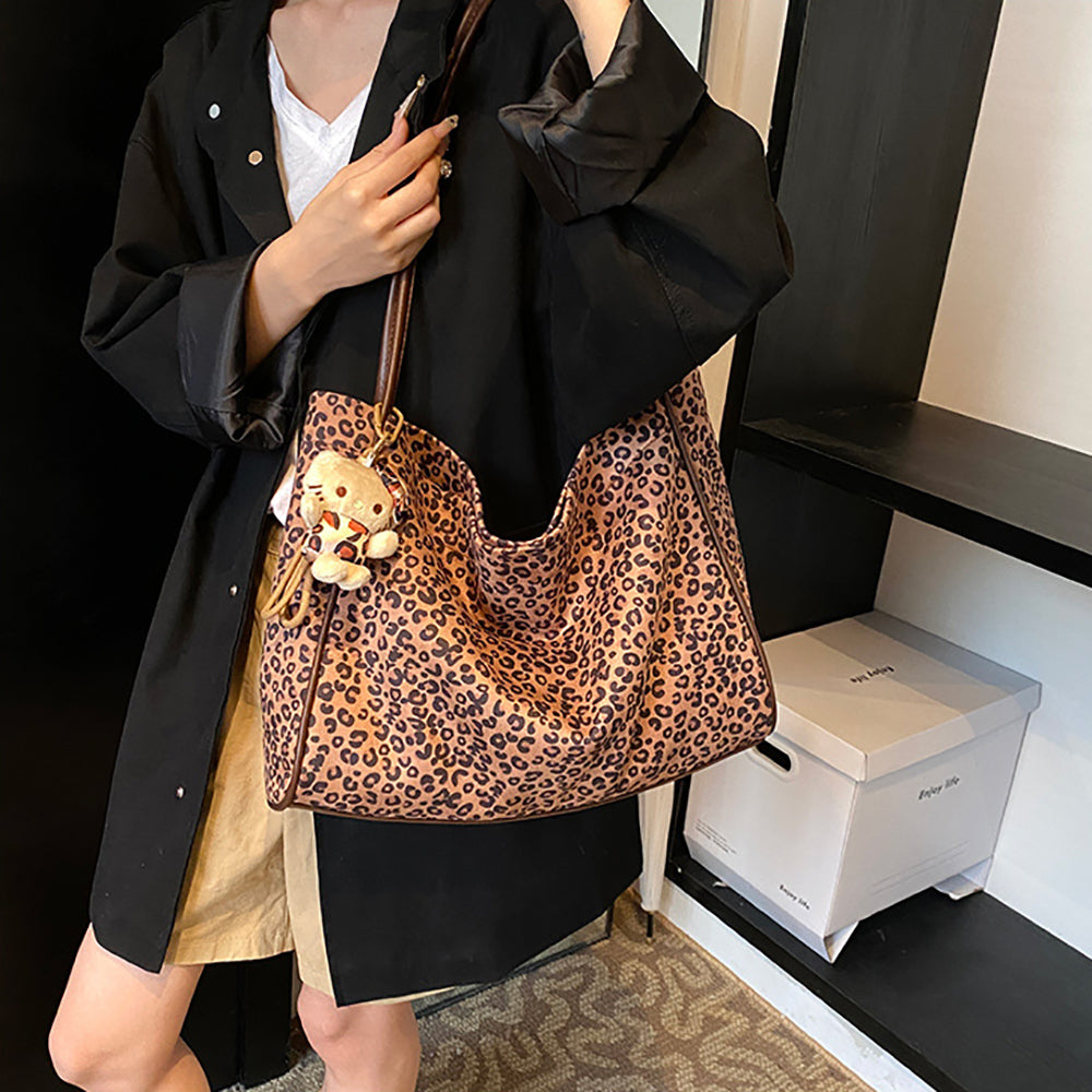 Animal Printed PU Hobo Bag