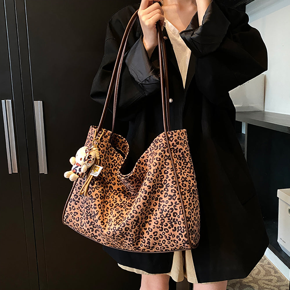 Animal Printed PU Hobo Bag