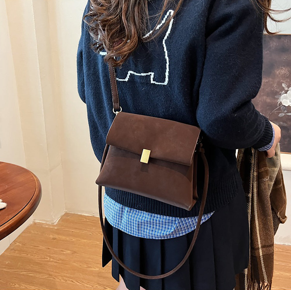 PU Structured Shoulder Bag