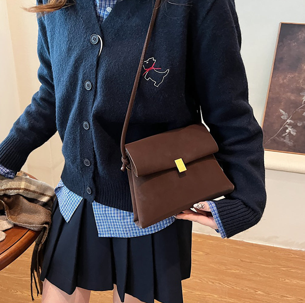 PU Structured Shoulder Bag