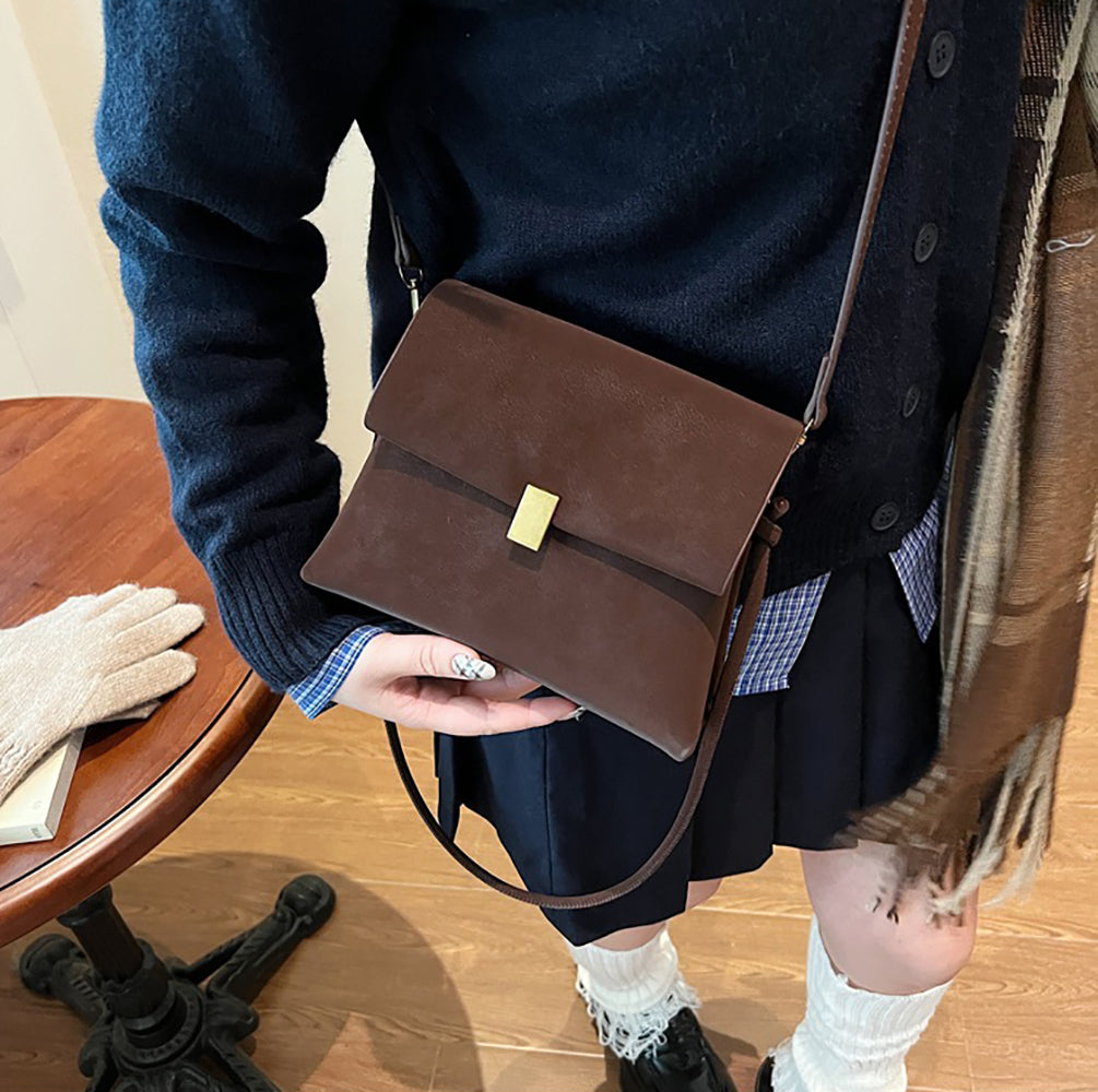PU Structured Shoulder Bag