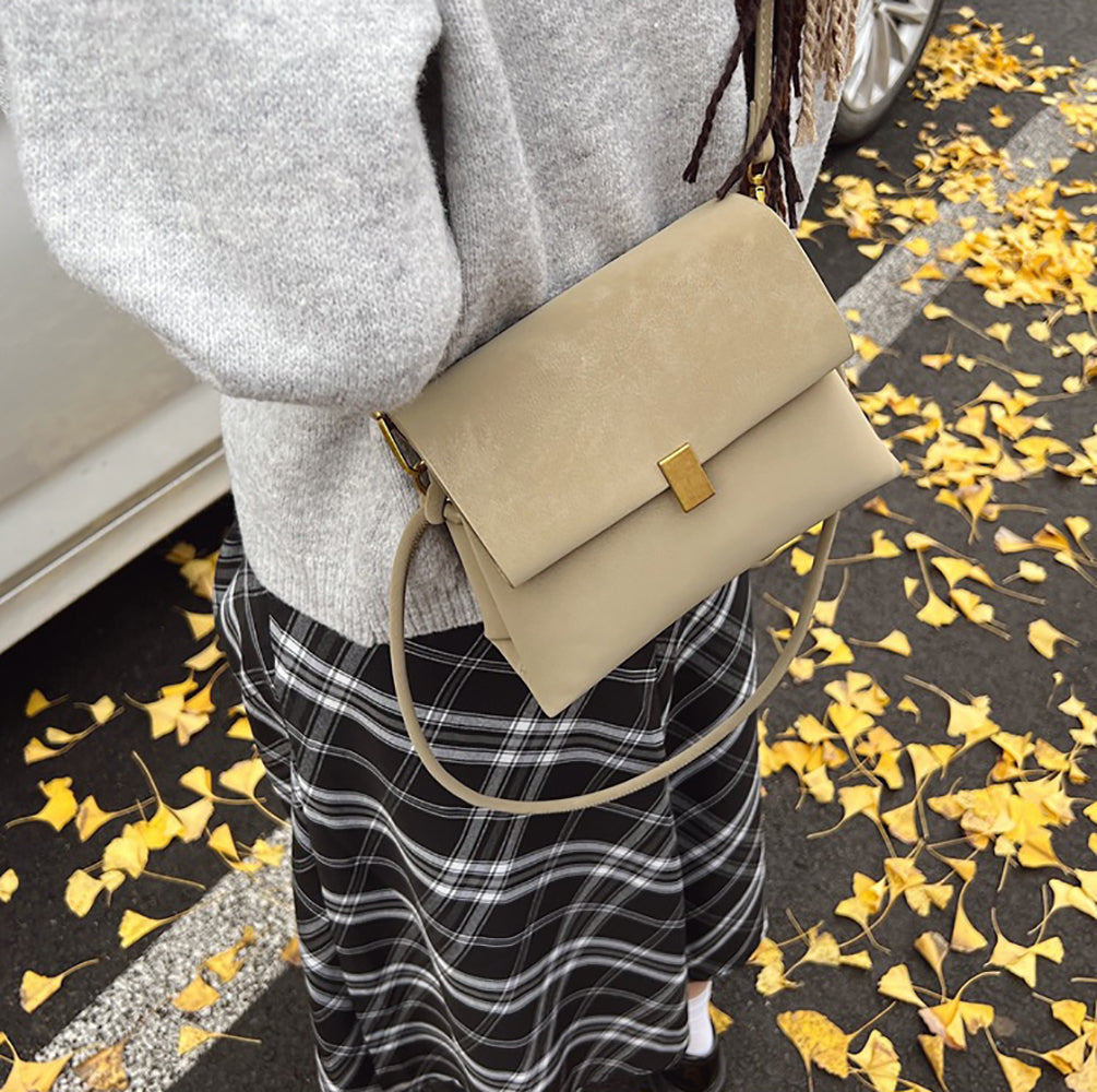 PU Structured Shoulder Bag