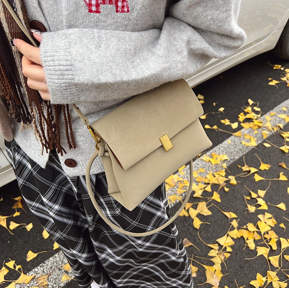 PU Structured Shoulder Bag