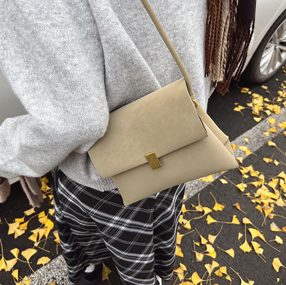 PU Structured Shoulder Bag