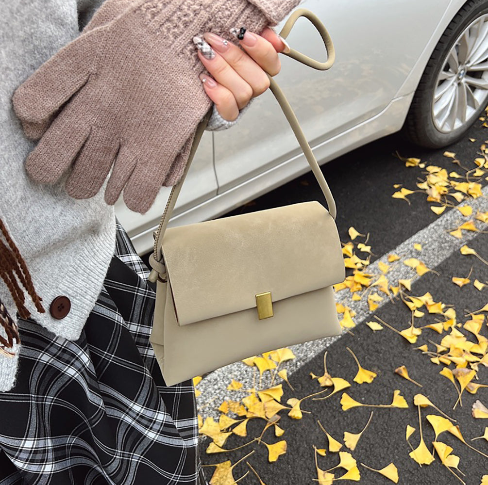 PU Structured Shoulder Bag