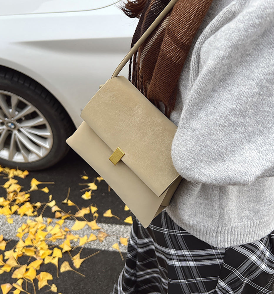 PU Structured Shoulder Bag