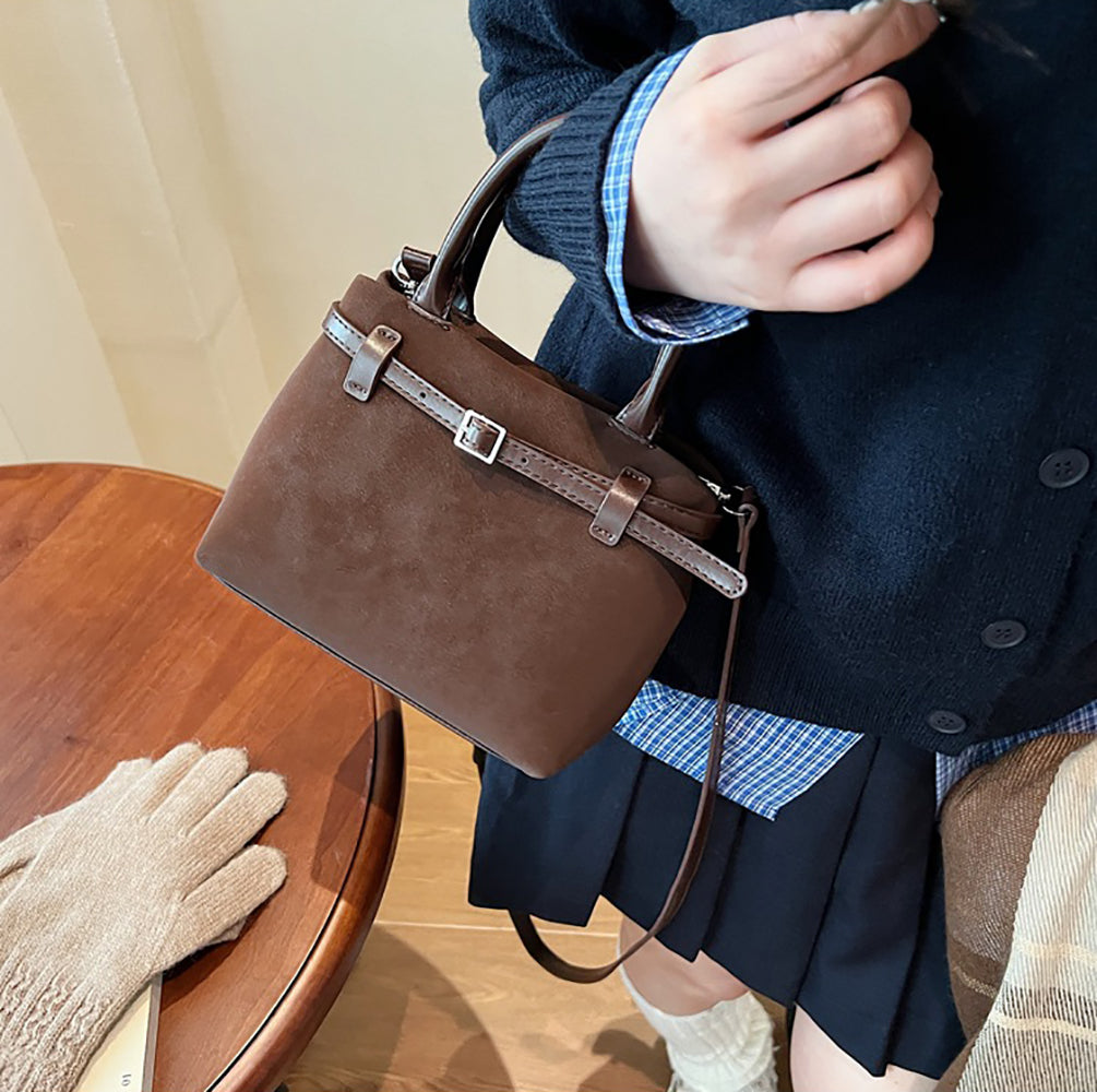 PU Structured Shoulder Bag