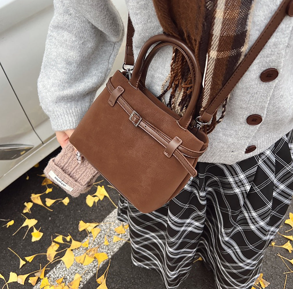 PU Structured Shoulder Bag