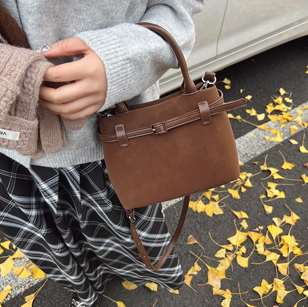 PU Structured Shoulder Bag