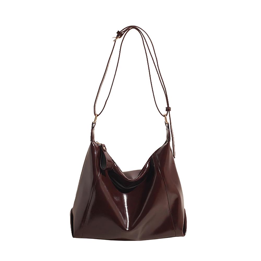 Coffee Solid One Handle Sling Bag