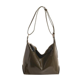 Green Solid One Handle Sling Bag