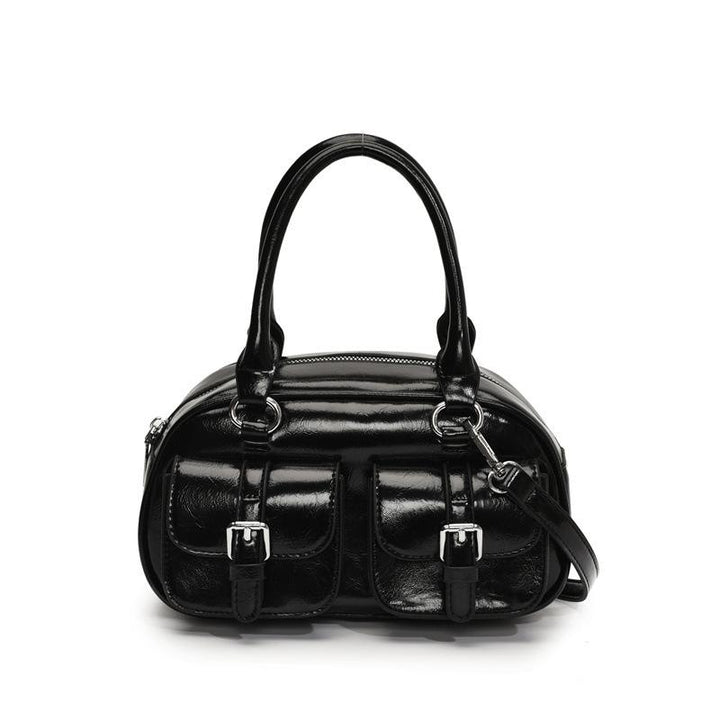 Coffee Solid Two Handles Tote Bag