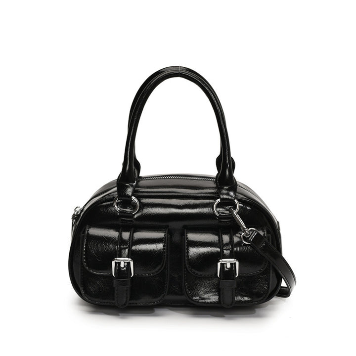 Coffee Solid Two Handles Tote Bag