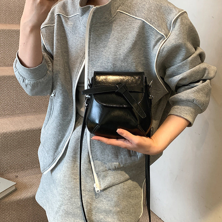PU Structured Shoulder Bag
