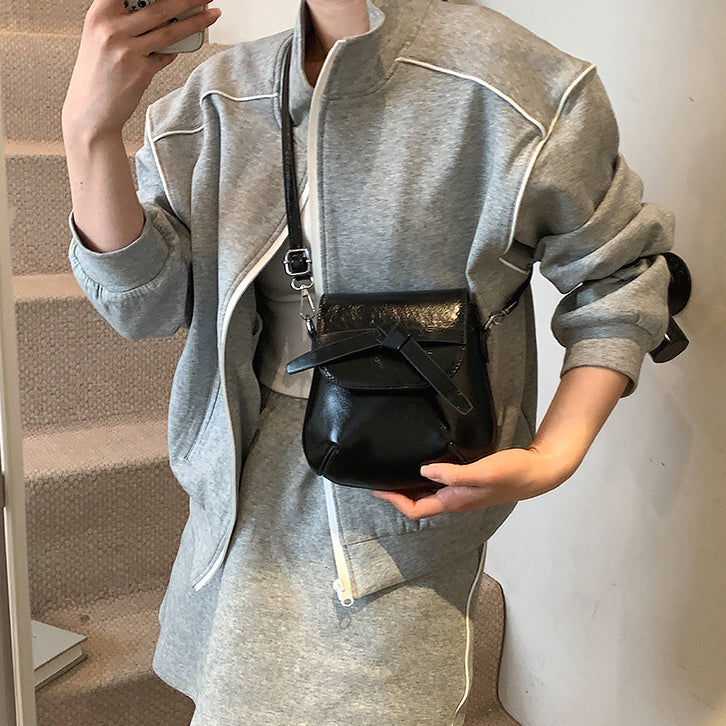 PU Structured Shoulder Bag